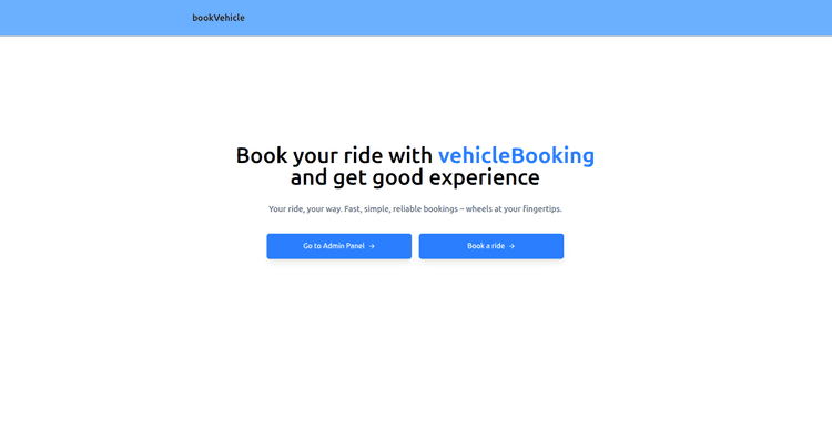 Vehicle Booking